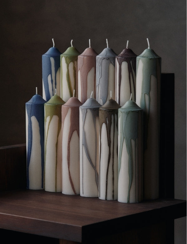Dryp Pillar Candle