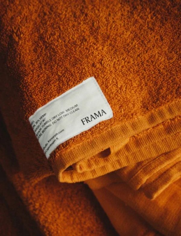 Heavy Towel — Bath Towel, Burnt Orange