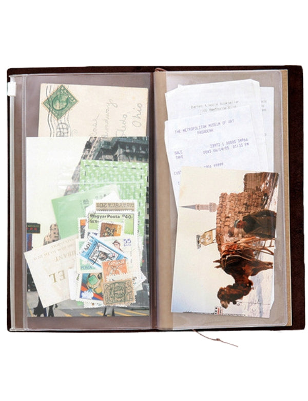 Recarga Traveler's Notebook Regular 008, Bolsa com fecho