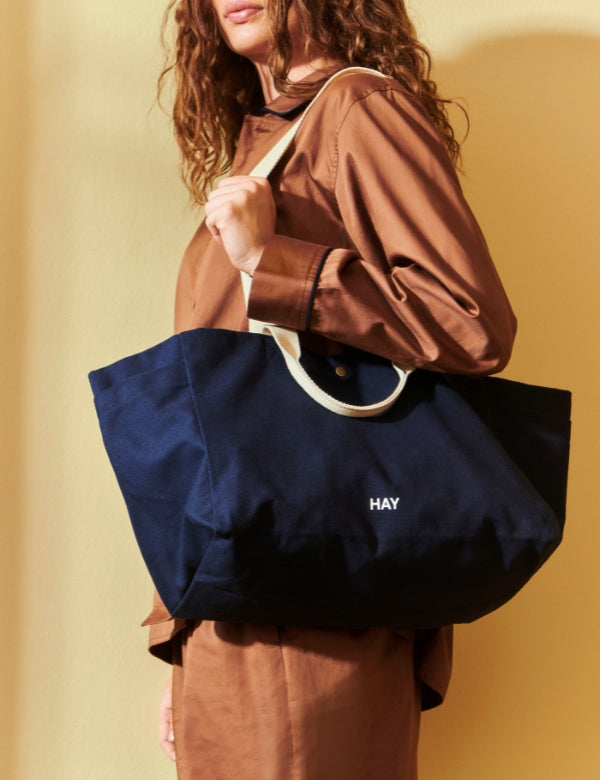 Organic Weekend Bag - Small Blue