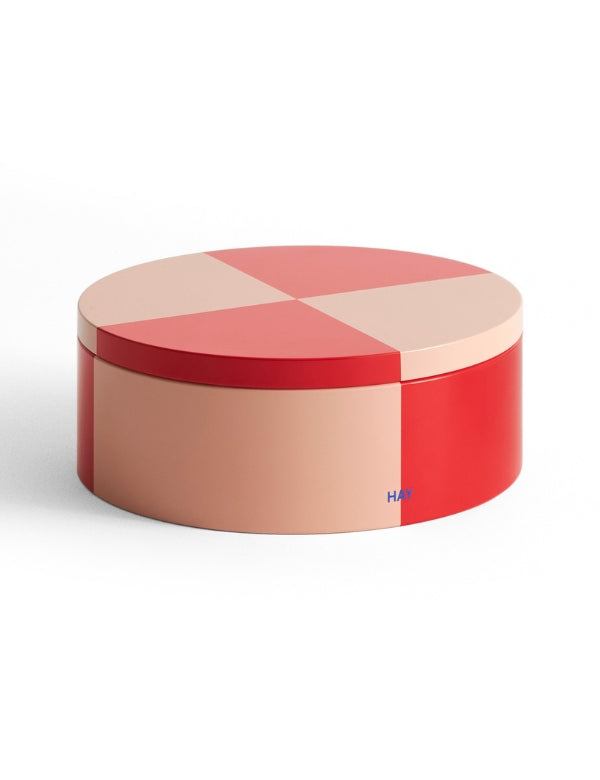 Lata Tin - Vermelha e Cor-de-Rosa