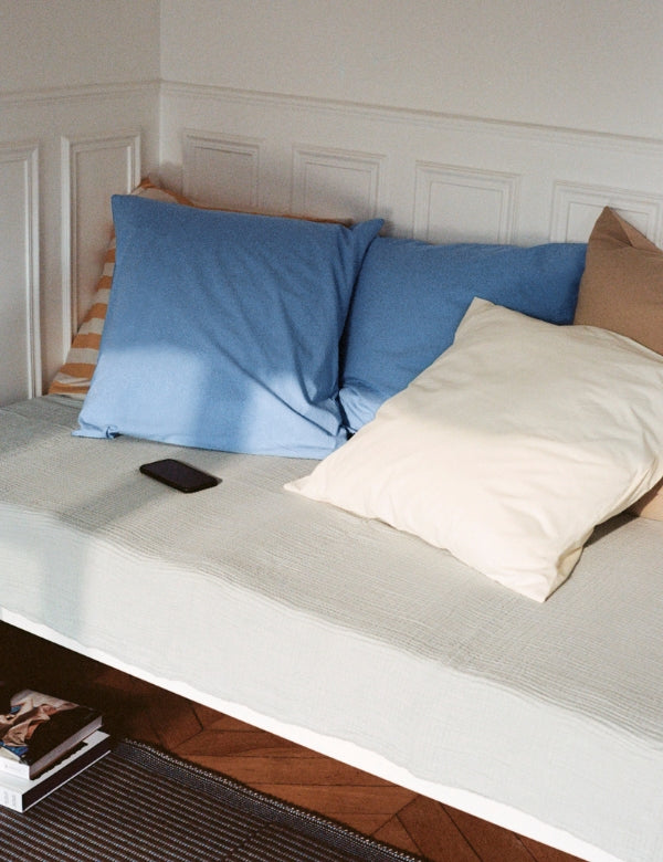 Duo Cushion Cover — Ivory