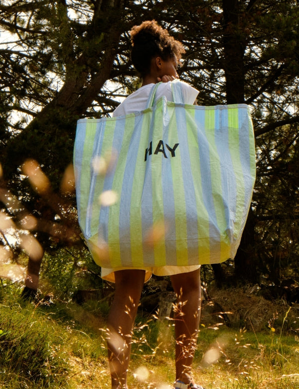 Candy Stripe XL Shopper