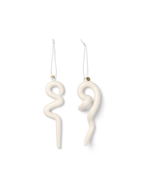 Doodle Ornaments — Set of 2