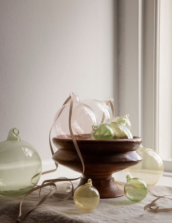 Glass Ornaments — Set of 8