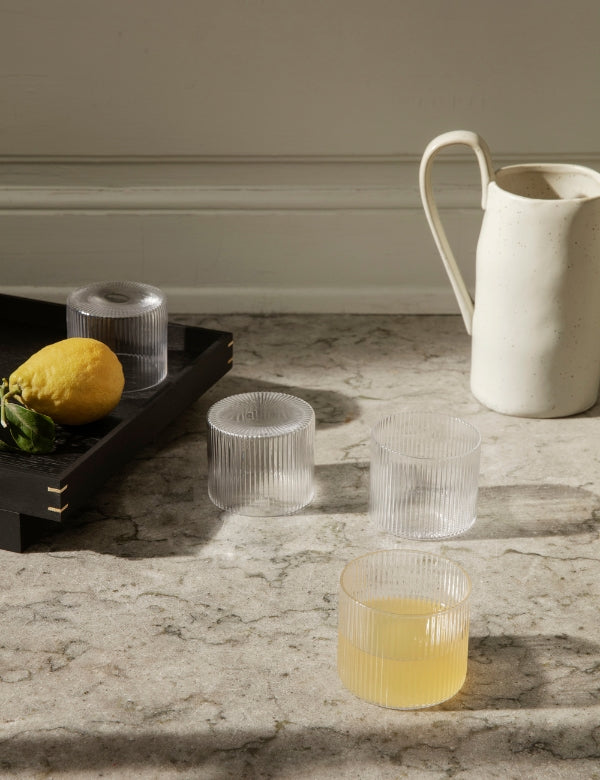 Copos Baixos Ripple — conjunto de 4