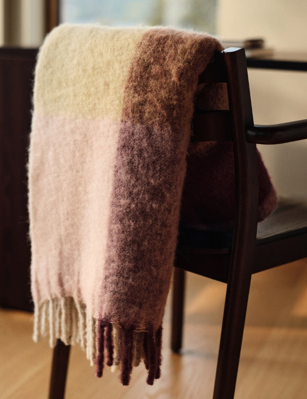 Blur Mohair Throw