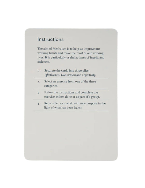 Motivation Cards