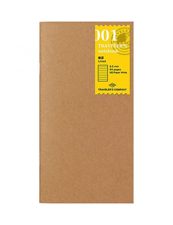 Recarga Traveler's Notebook Regular 001, Caderno Pautado
