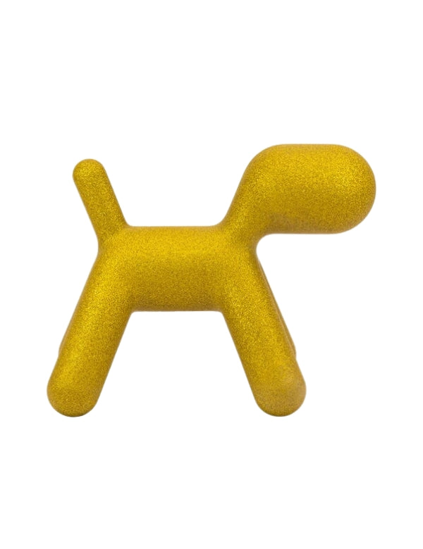 Puppy — Gold with Glitter