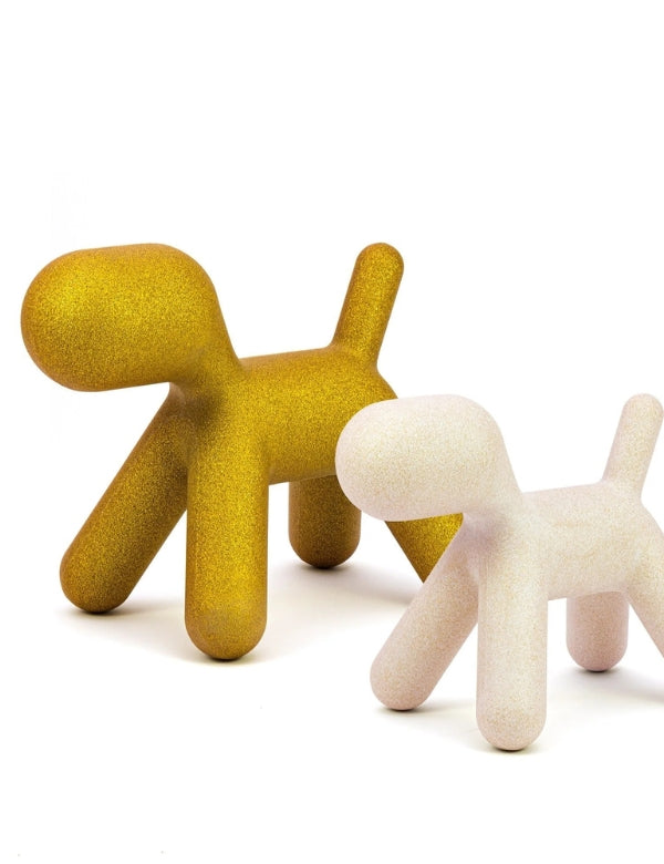 Puppy — Gold with Glitter