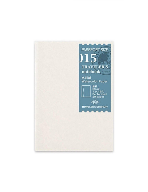 Traveler's Notebook Passport 015 Refill, Watercolor Paper