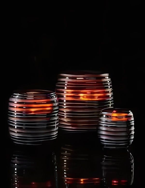 Red Sphere Candle - Zanzibar
