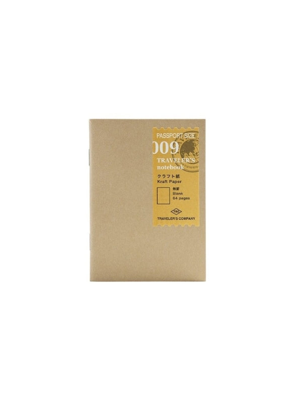 Traveler's Notebook Passport 009 Refill, Kraft Paper