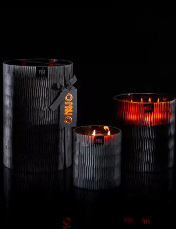 Amber Rhombus Candle