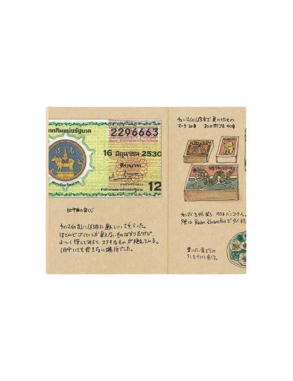 Traveler's Notebook Passport 009 Refill, Kraft Paper