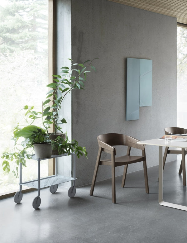 Flow Trolley Cinza - 2 prateleiras