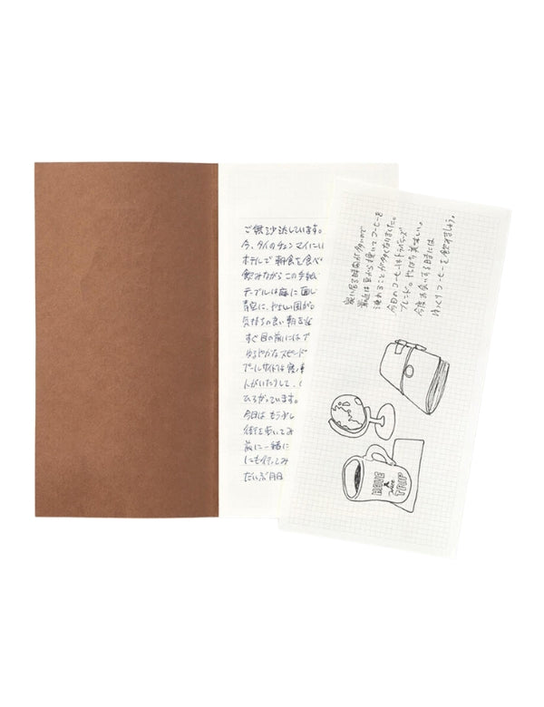 Recarga Traveler's Notebook, Bloco para Cartas