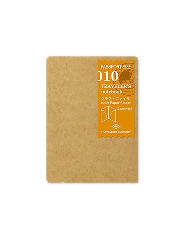 Recarga Traveler's Notebook Passport 010, Pasta em papel Kraft