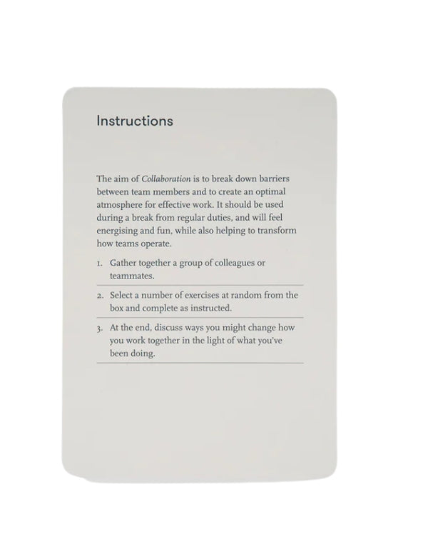 Collaboration Cards
