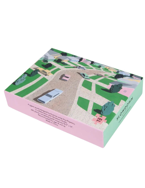 Puzzle, Pastel Suburbia