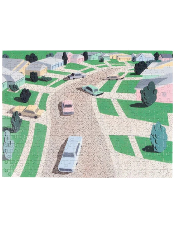 Puzzle, Pastel Suburbia