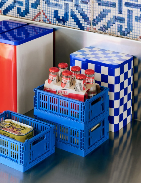 Lata Tin - Azul e Branca