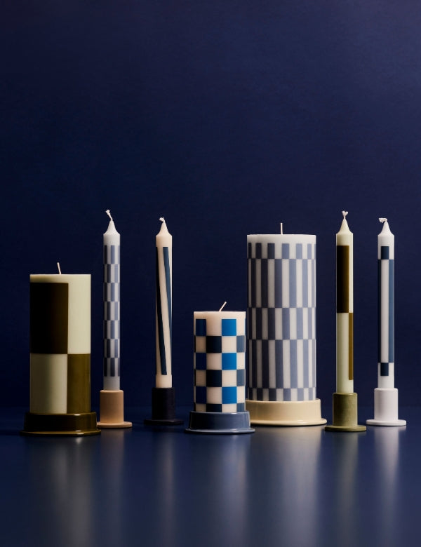 Candle Pattern - White and Red