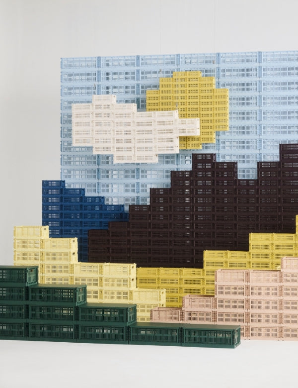 Color Crate L, Recycled Plastic