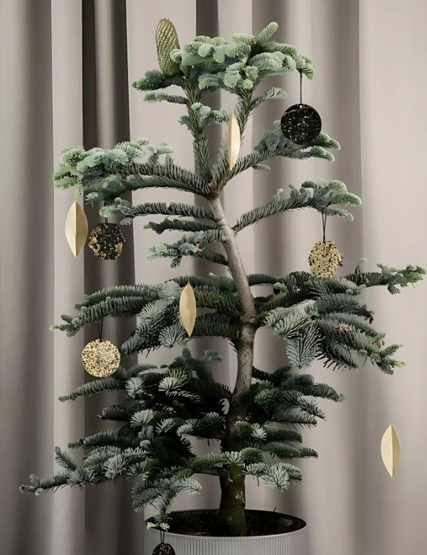 Leaf Ornaments — Set of 4