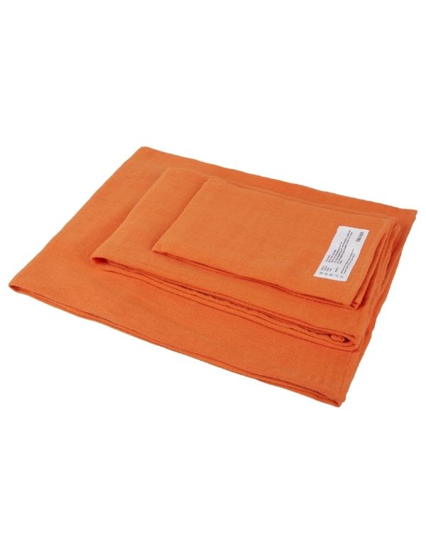 Light towel — Toalha de banho, laranja queimado
