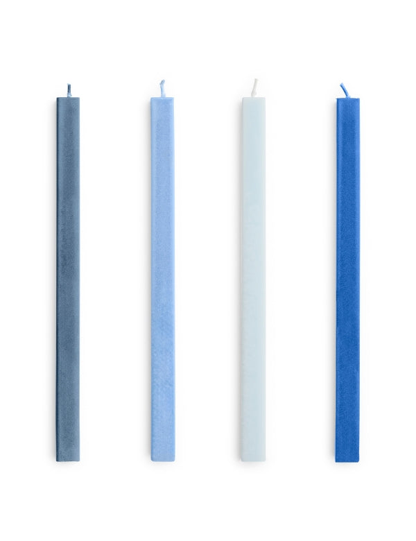 Velas Square - Set of 4 Blue