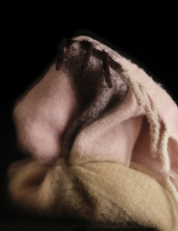 Blur Mohair Throw