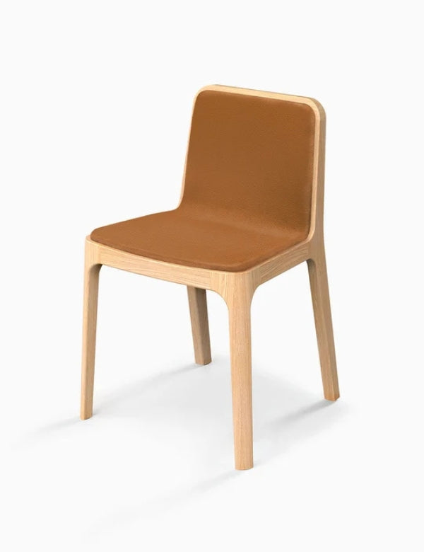 CAST Chair - Oak - Camel leather
