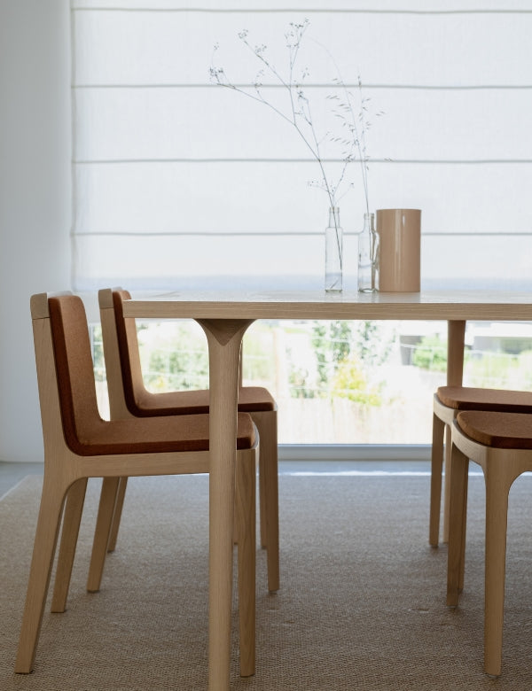 CAST Chair - Oak - Camel leather