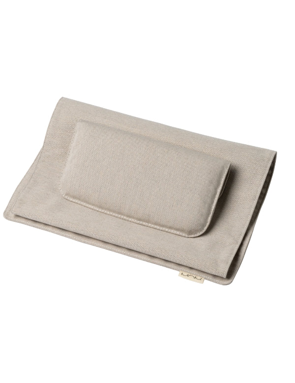 #material do tecido dos estofos_Aço Inoxidável escovado + Tecido de papiro