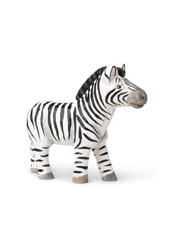 Zebra esculpida à mão