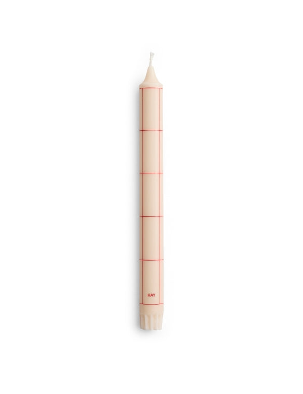 Pattern Candles reds and bordeaux- Set of 4