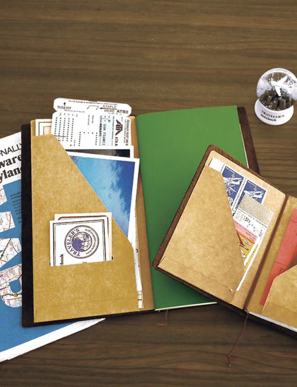 Traveler's Notebook Regular 020 Refill, Kraft Paper Folder