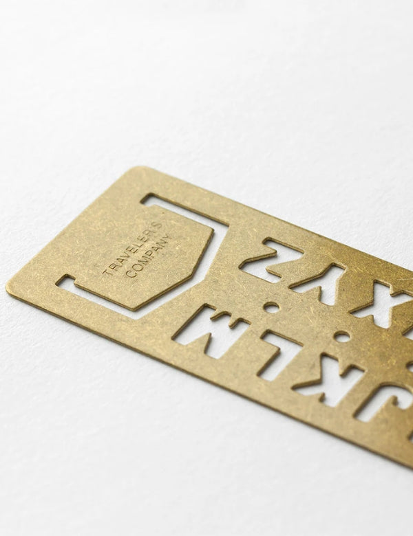 Brass bookmark