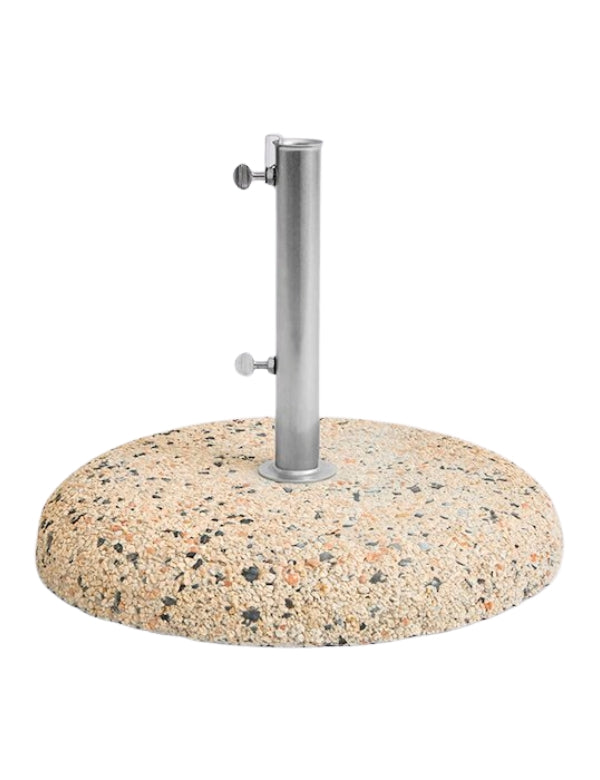 Parasol Terrazza + Base - Branco e Vermelho