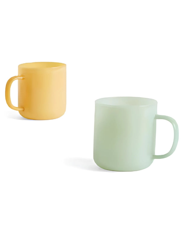 Glass Mugs — Set of Two